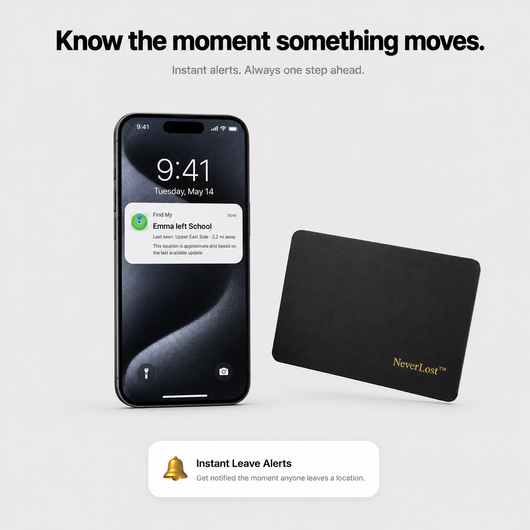 NeverLost™ Tracker Card